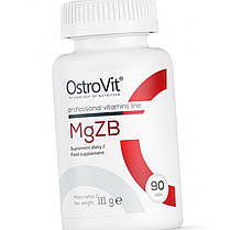 Магній цинк Б6 OstroVit MgZB 90 таб, фото 6
