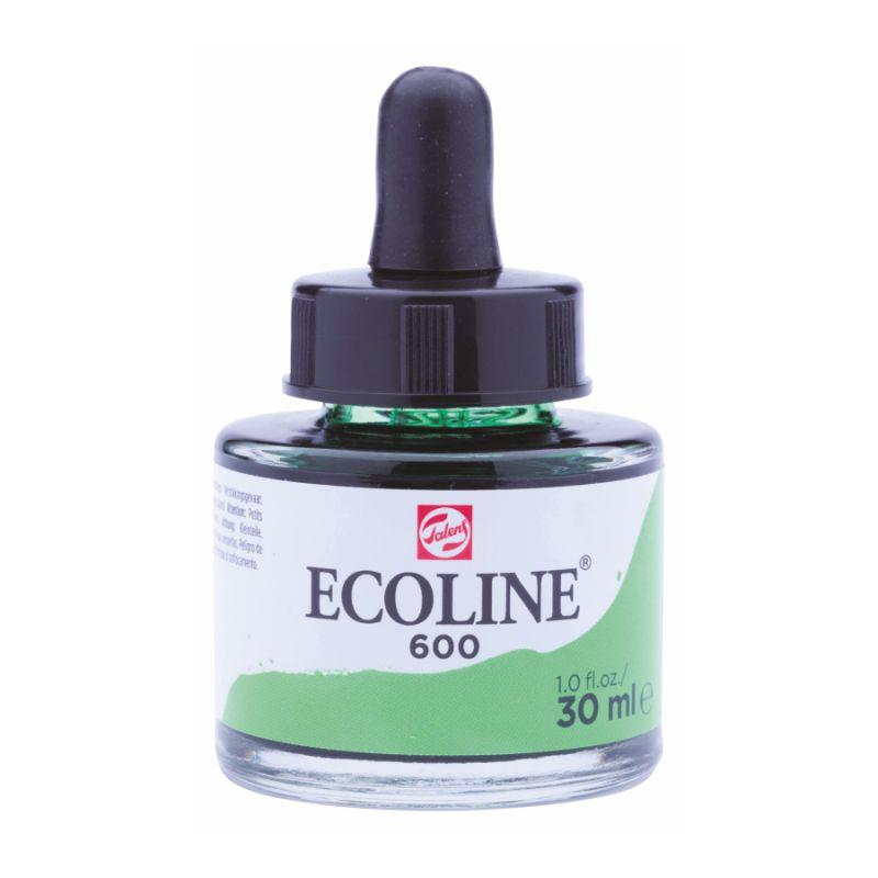 Фарба акварельна рідка Ecoline (600) зелена 30 мл Royal Talens, 11256001
