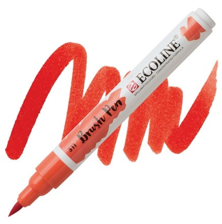 Маркер-пензель акварельний Royal Talens Ecoline Brushpen кіноварь (311), 11503110