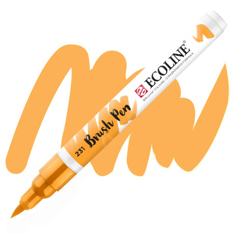Маркер-пензель акварельний Royal Talens Ecoline Brushpen вохра золотиста (231), 11502310