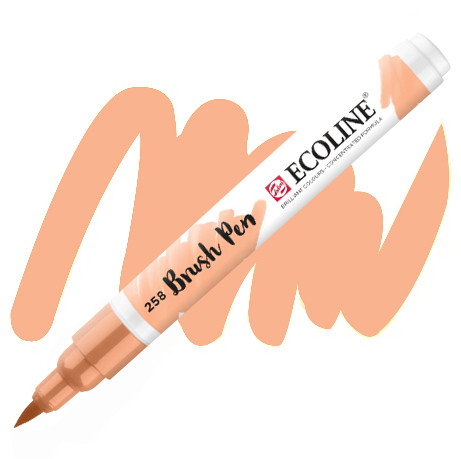 Маркер-пензель акварельний Royal Talens Ecoline Brushpen абрикосовий (258), 11502580