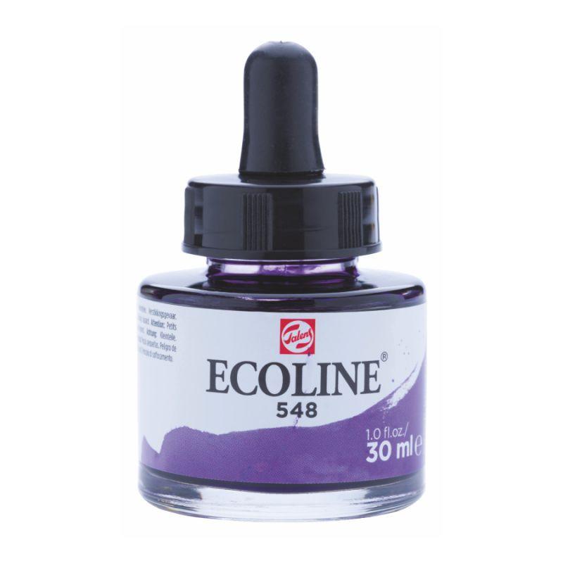 Фарба акварельна рідка Ecoline (548) синьо-фіолетова 30 мл Royal Talens, 11255481