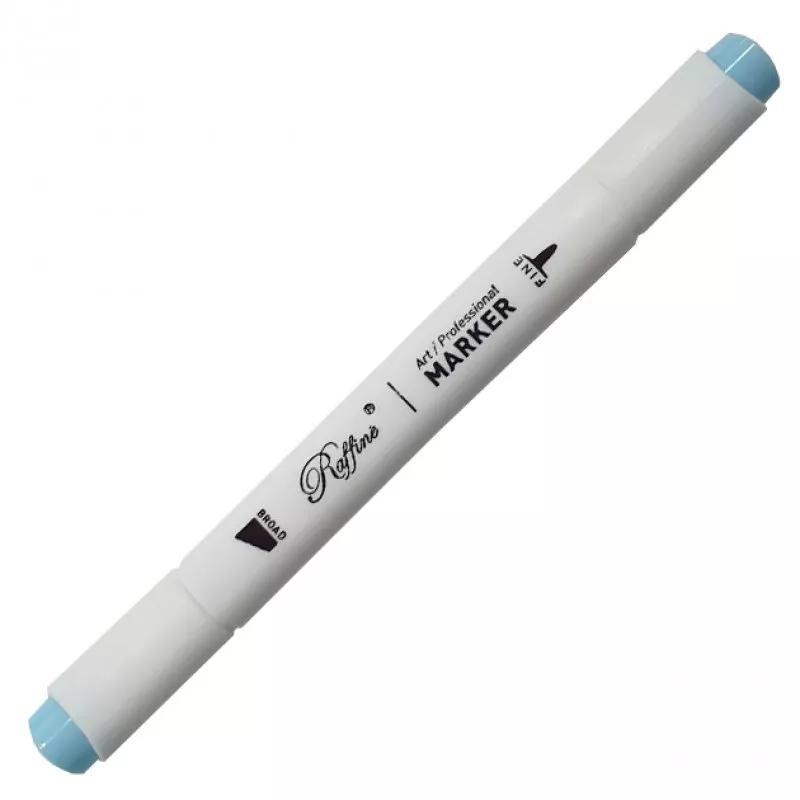 Скетч маркер двосторонній Marco Raffine Pastel blue B203, 917941