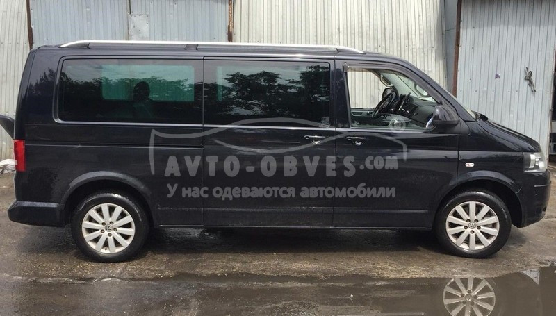 Рейлинги VW T6 2015-2022 L1/L2 - база: короткая, цвет: алюминий - фото 6 - id-p361368432