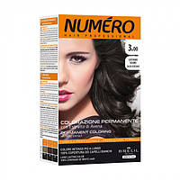 Стойкая перманентная краска для волос Brelil Numero Hair Professional с экстрактом овса 3.00 Dark brown