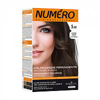 Стойкая перманентная краска для волос Brelil Numero Hair Professional с экстрактом овса 5.00 Light Brown