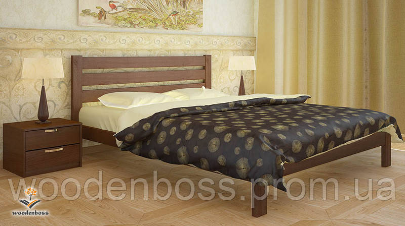 Ліжко двоспальне від "Wooden Boss" Джулія (спальне місце — 180х190/200)