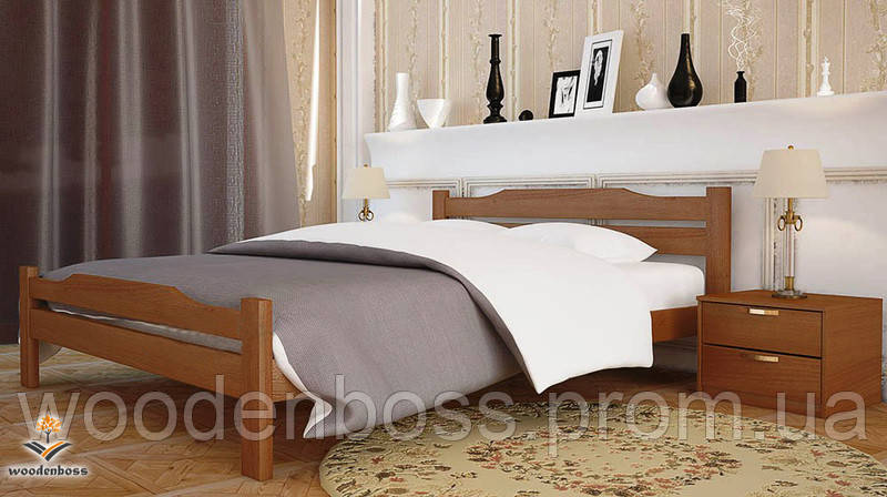 Ліжко односпальне від "Wooden Вoss" Сафіра (спальне місце - 80х190/200)