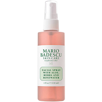 Спрей для зволоження і здорового сяйва шкіри обличчя Mario Badescu Facial Spray Aloe, Herbs and Rosewater 118 мл