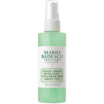 Спрей для зволоження і свіжості шкіри обличчя Mario Badescu Facial Spray Aloe, Cucumber & Green Tea 118 мл