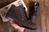 Чоловіче зимове взуття коричнева з хутром, фото 2