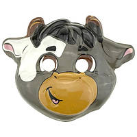 Маска для ранковика дитяча Бичок сірий набір 12 шт.