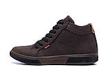 Чоловіче зимове взуття коричнева з хутром, фото 7