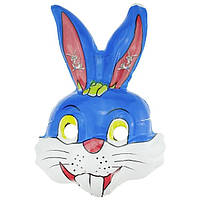 Дитяча святкова маска Зайка набір 12 шт.