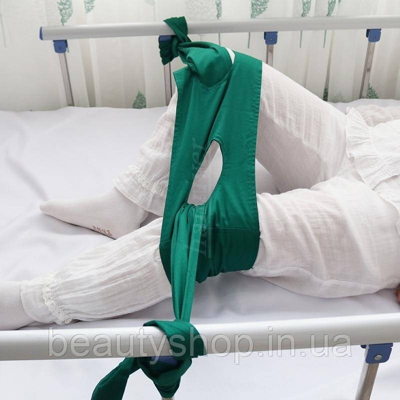 Обмеження колінного суглоба з нижньою основою фіксуються проти подразнення у разі літнього пацієнта в ліжку