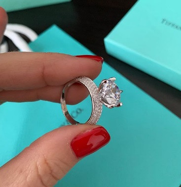 Кільце срібло 925 Тіффані (Tiffany & Co)