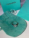 Tiffany кільце, срібло 925 з кубічним цирконієм / Тіффані срібне колечко, фото 5