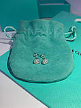 Tiffany cережки гвоздики, срібло 925 проби, фото 2