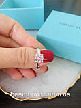 Tiffany кільце, срібло 925 з кубічним цирконієм / Тіффані срібне колечко, фото 2