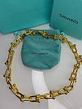 Тіффані кольє на шию покриття лимонним золотом/упакована в мішечок Tiffany, фото 6