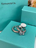 Tiffany кільце, срібло 925 з кубічним цирконієм / Тіффані срібне колечко, фото 5