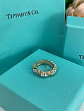 Tiffany кільце, срібло 925 з кубічним цирконієм / Тіффані срібне колечко, фото 3