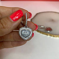 Сережки Шопард срібло 925 проби з цирконієм