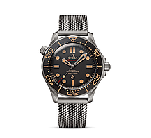 OMEGA SEAMASTER DIVER 300M CO‑AXIAL MASTER CHRONOMETER 42 MM 007 EDITION "NO TIME TO DIE". REPLICA: VIP