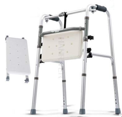 Регульовані складані ходунки для літніх людей, колеса з підлокітником для обмеженої мобільності для людей