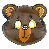 Маска маскарадна дитяча Ведмежатко набір 12 шт.