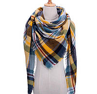 Платок шарф, женский теплый яркий