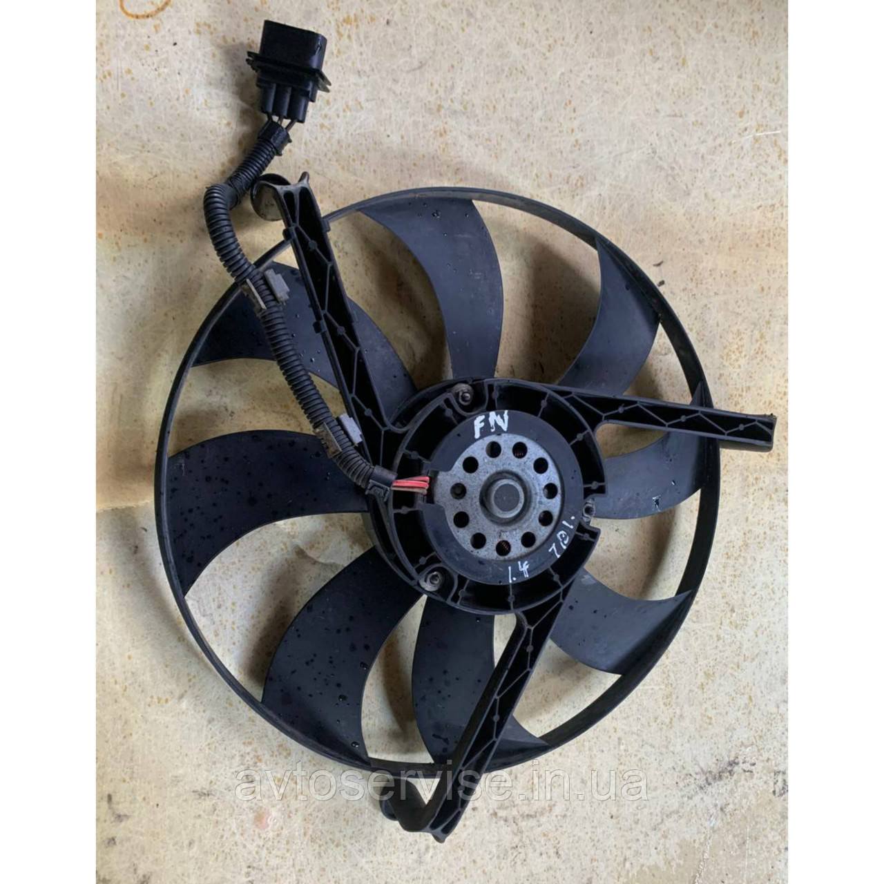 Вентилятор охолодження Skoda Fabia New, фото 1