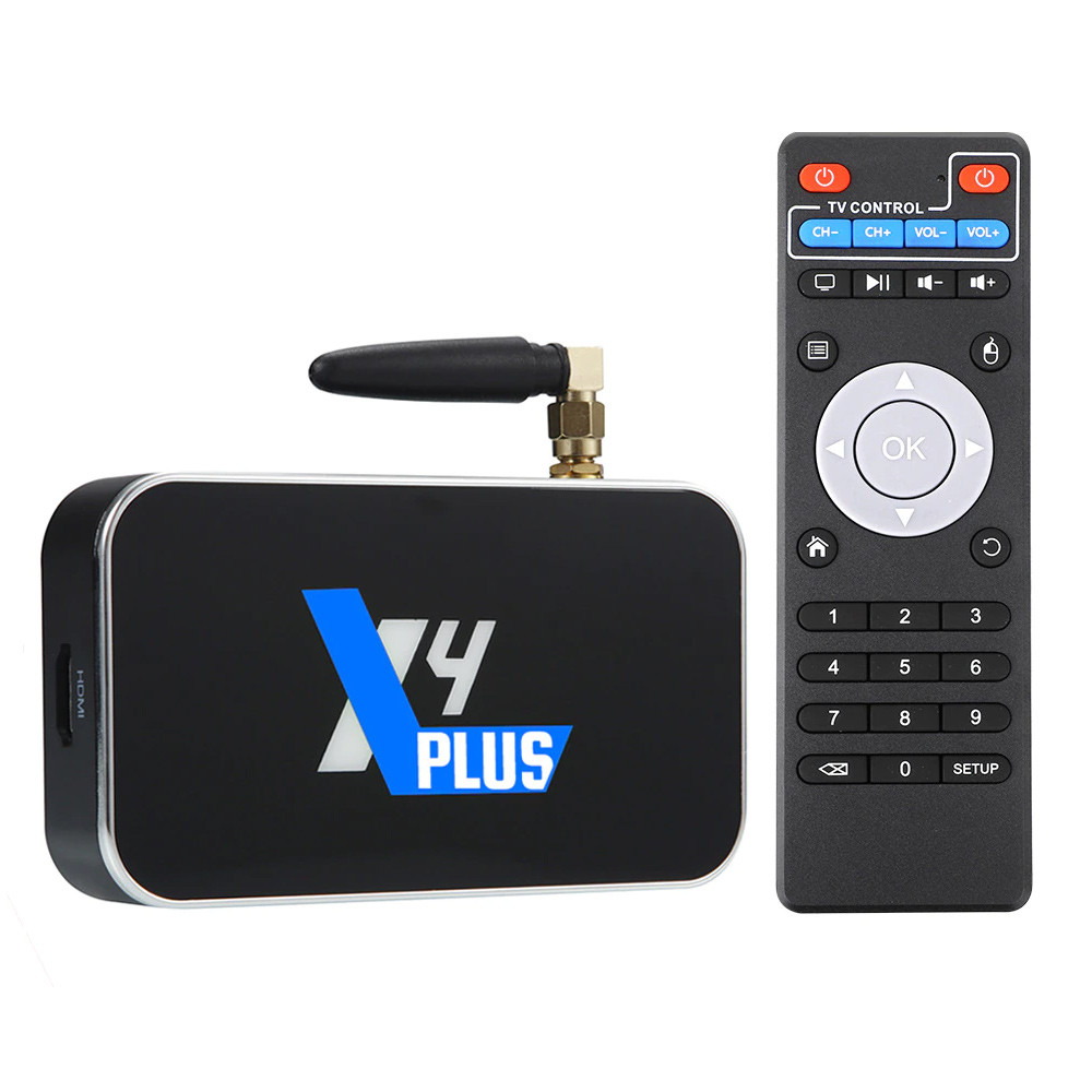 Ugoos X4 plus 4/64, Amlogic S905X4, Android 11, Смарт ТВ-Приставка, Smart TV Box (з налаштуваннями)