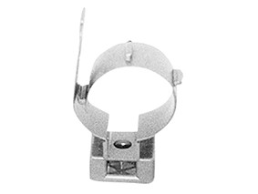 Хомут труби регульований ПП білий 32/40/50 (3060920803), фото 1