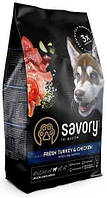 Savory (Сейвори) Junior Large Breed Fresh Turkey & Chicken беззерновой корм для щенков и юниоров 12 кг