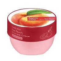 Крем для лица и тела с экстрактом персика FarmStay Real Peach All-in-One Cream