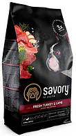 Savory (Сейвори) Adult Small Breed Fresh Turkey & Lamb Беззерновой корм для собак мелких пород с индейкой 8 кг