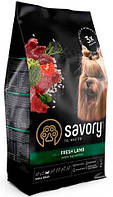 Savory (Сейвори) Adult Small Breed Fresh Lamb беззерновой корм для собак мелких пород с ягненком 8кг