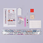 Алмазна мозаїка SANTI "Дівчина-весна", 40*50см на підрамнику, фото 5