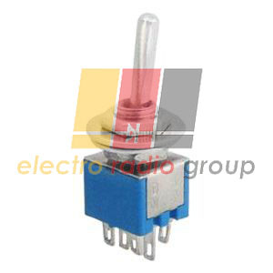 Тумблер SMTS-202-A2 (ON-ON), 6 pin, 1,5 A 250VAC