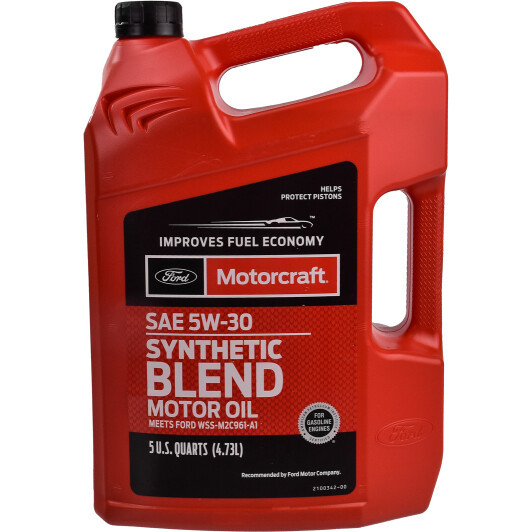 Масло MOTORCRAFT SAE 5W-30 Synthetic Blend Motor Oil кан. 4,73 л. XO5W305QSP