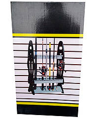 Підставка вітринна EOS під 16 вудлищ рибка чорна