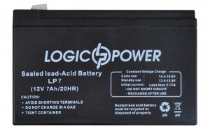 Акумуляторна батарея AGM LogicPower LPM 12 — 7,0 AH