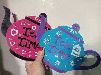 Підставка під гаряче Чайник рожевий