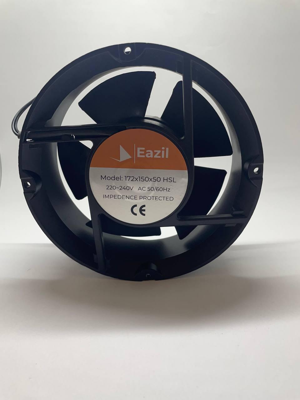 П'ятилопатевий вентилятор Eazil 172*163*51 HSL осьовий універсальний на втулках HSL (круглий)