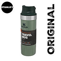 Термочашка Stanley Classic Trigger-action Hammertone Green 0.47 л