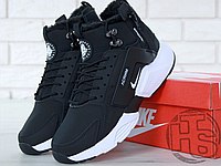 Мужские кроссовки Nike Air Huarache x ACRONYM City Winter Black/White (с мехом) 856787-001 40