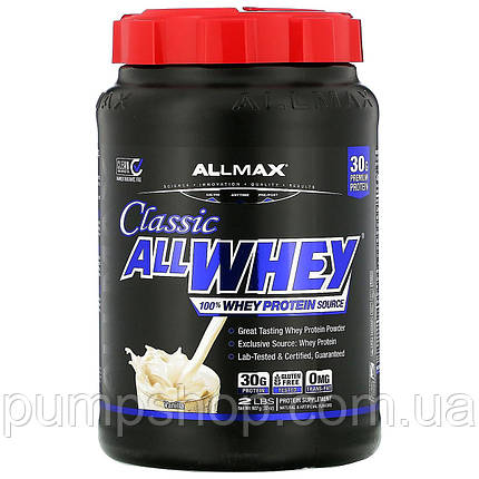 Протеїн сироватковий AllMax Nutrition AllWhey Classic 907 г, фото 2