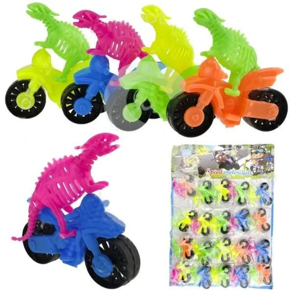 Дитяча іграшка Динозавр на мотоциклі набір 20 шт