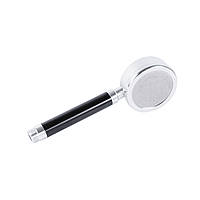 Лійка душу алюміній розбірна з фільтром, колір ручки чорний